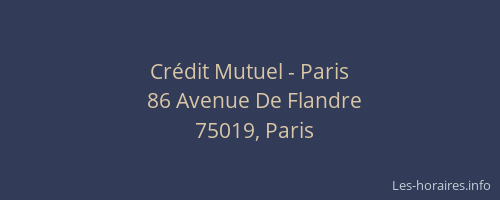 Crédit Mutuel - Paris