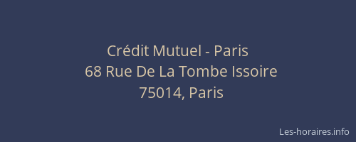 Crédit Mutuel - Paris