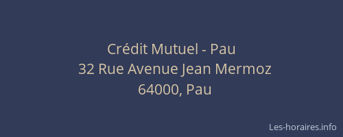 Crédit Mutuel - Pau