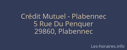 Crédit Mutuel - Plabennec
