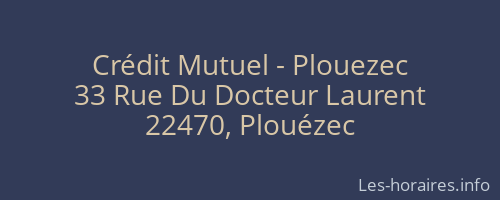 Crédit Mutuel - Plouezec