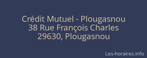 Crédit Mutuel - Plougasnou