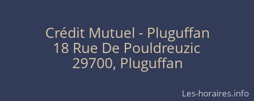 Crédit Mutuel - Pluguffan