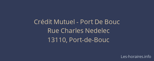 Crédit Mutuel - Port De Bouc