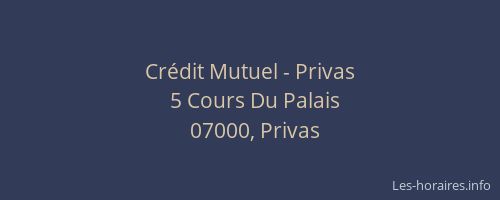 Crédit Mutuel - Privas