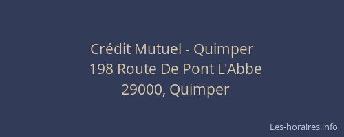 Crédit Mutuel - Quimper