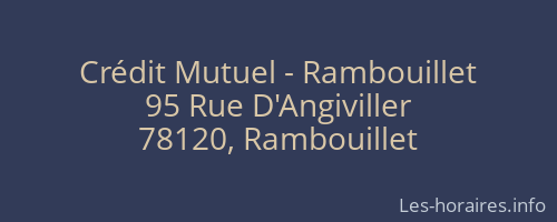 Crédit Mutuel - Rambouillet