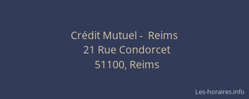 Crédit Mutuel -  Reims
