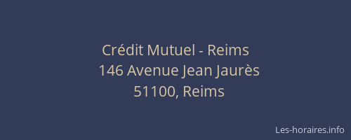 Crédit Mutuel - Reims