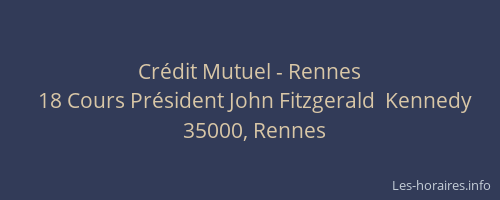 Crédit Mutuel - Rennes