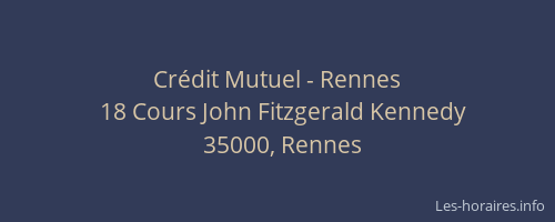 Crédit Mutuel - Rennes