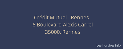Crédit Mutuel - Rennes