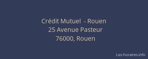 Crédit Mutuel  - Rouen