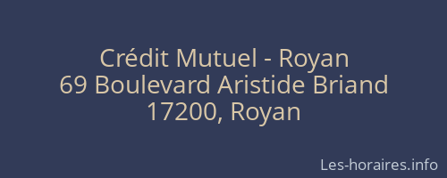 Crédit Mutuel - Royan