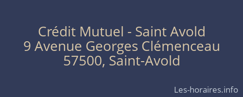 Crédit Mutuel - Saint Avold