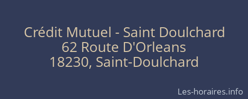 Crédit Mutuel - Saint Doulchard