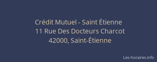 Crédit Mutuel - Saint Étienne