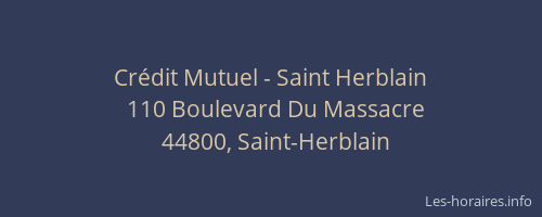 Crédit Mutuel - Saint Herblain