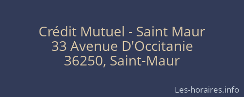 Crédit Mutuel - Saint Maur