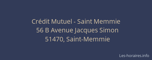 Crédit Mutuel - Saint Memmie