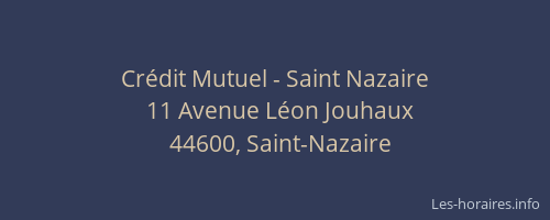 Crédit Mutuel - Saint Nazaire