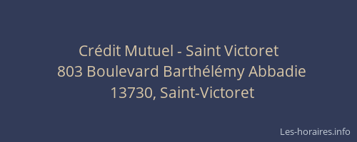 Crédit Mutuel - Saint Victoret