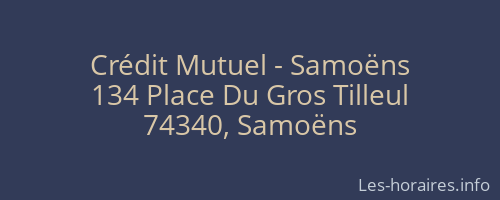 Crédit Mutuel - Samoëns