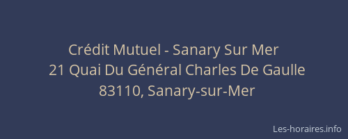 Crédit Mutuel - Sanary Sur Mer