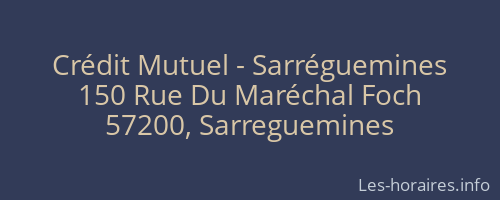 Crédit Mutuel - Sarréguemines