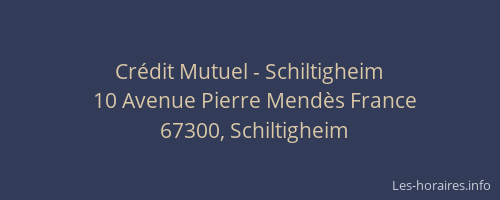 Crédit Mutuel - Schiltigheim
