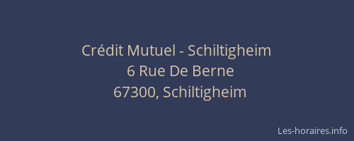 Crédit Mutuel - Schiltigheim