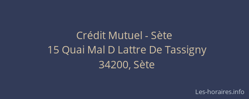 Crédit Mutuel - Sète