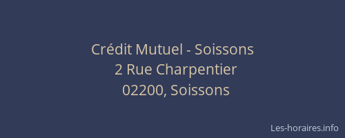 Crédit Mutuel - Soissons