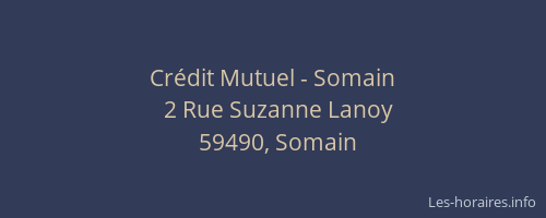 Crédit Mutuel - Somain