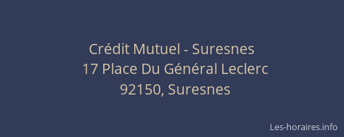 Crédit Mutuel - Suresnes