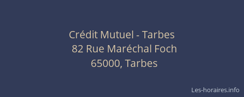 Crédit Mutuel - Tarbes