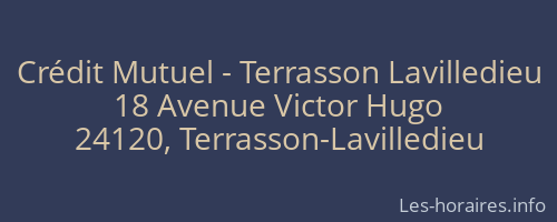 Crédit Mutuel - Terrasson Lavilledieu