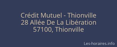 Crédit Mutuel - Thionville