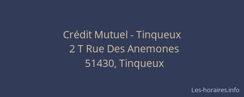 Crédit Mutuel - Tinqueux