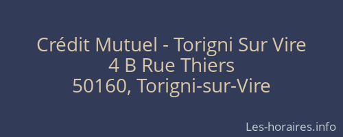 Crédit Mutuel - Torigni Sur Vire