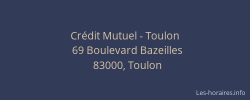 Crédit Mutuel - Toulon