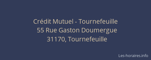 Crédit Mutuel - Tournefeuille
