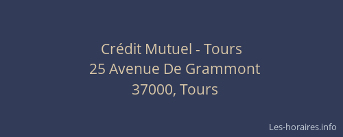 Crédit Mutuel - Tours