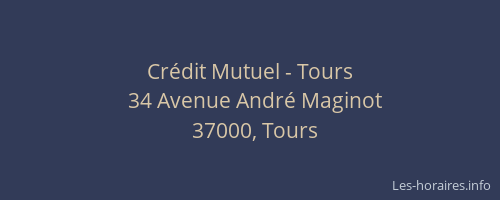 Crédit Mutuel - Tours