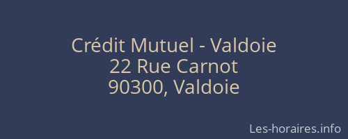 Crédit Mutuel - Valdoie