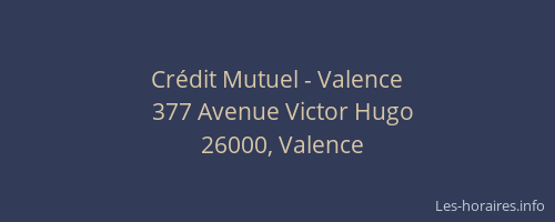 Crédit Mutuel - Valence