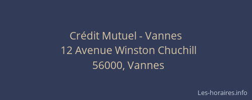 Crédit Mutuel - Vannes