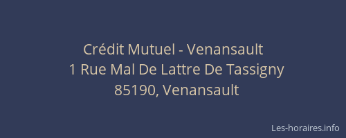 Crédit Mutuel - Venansault