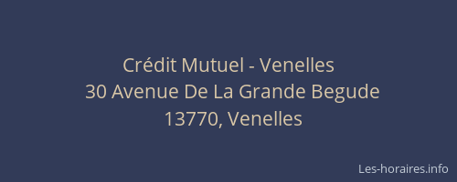 Crédit Mutuel - Venelles