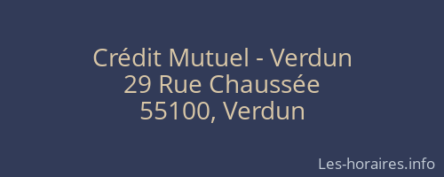 Crédit Mutuel - Verdun